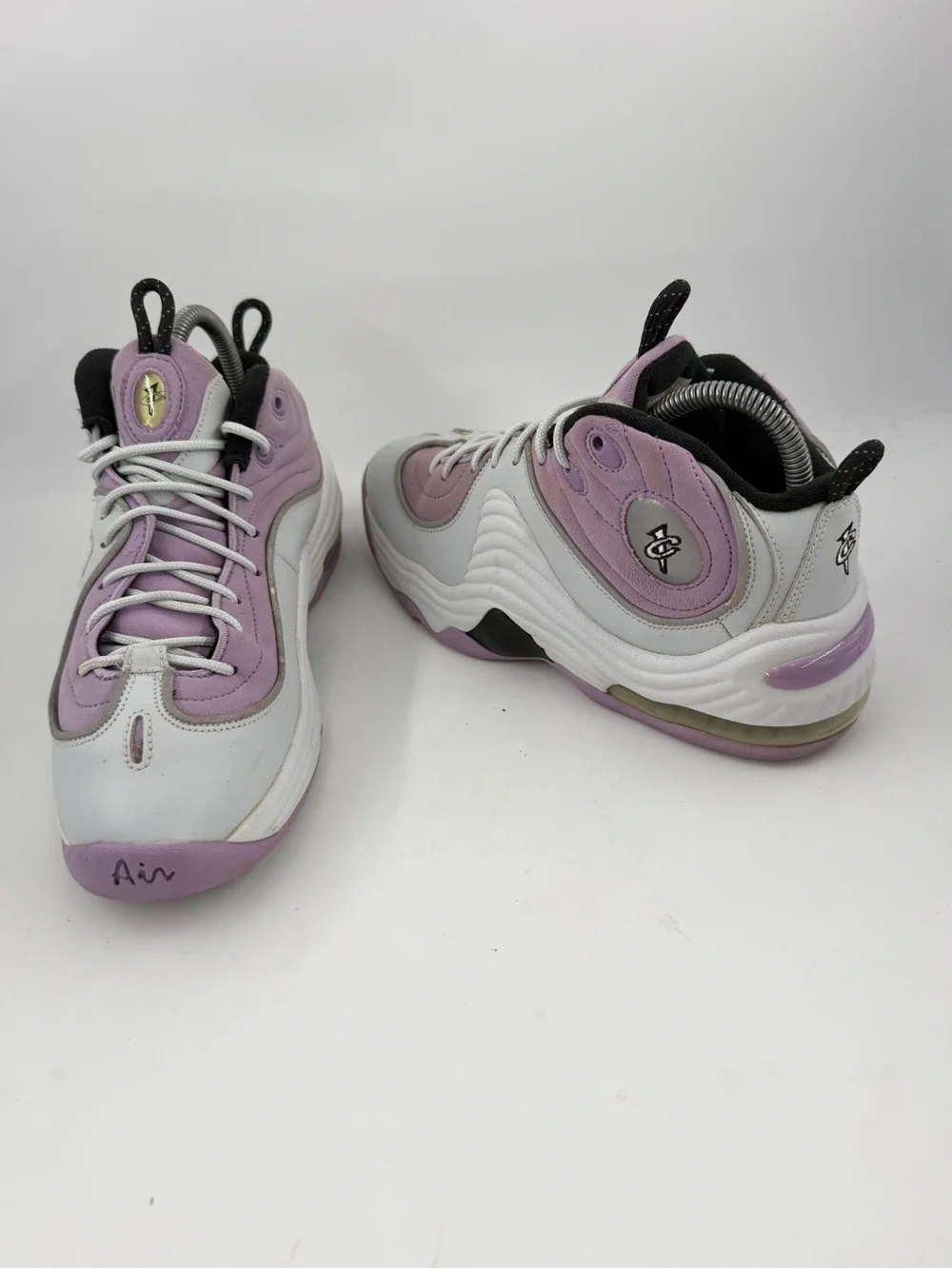 Nike Kids Air Penny II Mid - SZ 7 Y- Lilac Purple Basketball  Sneakers